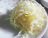 簡単キャベツ千切り盛り方！プチお洒落！作り方4写真