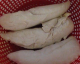 鶏ささみとオクラ・なめこの和え物作り方1写真