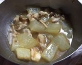とうがんと鶏の肉煮物作り方4写真