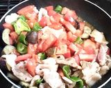 野菜と絹ごし豆腐でトマトチャンプルー作り方2写真