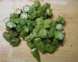 簡単！豆腐の オクラ餡掛け ～白だしで～作り方1写真