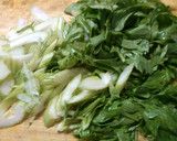 簡単！白菜とセロリ トマトの中華餡掛け♪作り方2写真