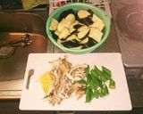 オクラとまいたけと茄子の豚バラ炒め作り方2写真