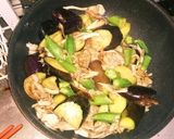 オクラとまいたけと茄子の豚バラ炒め作り方5写真