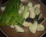 カレー粉で青梗菜炒め！八宝菜カレー味風作り方1写真
