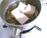 簡単！豆腐の オクラ餡掛け ～白だしで～作り方5写真