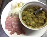 バジル風味♪茄子とベーコンのタルティーヌ作り方5写真