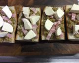 バジル風味♪茄子とベーコンのタルティーヌ作り方6写真