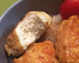 ふわふわがたまらない！ささみのつくね丼作り方5写真