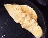 残ったハンバーグでオムライス作り方6写真