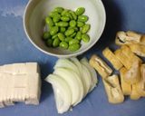 あっさりヘルシー！お豆の三世代丼作り方1写真
