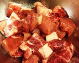 豚肉でサイコロステーキ作り方1写真