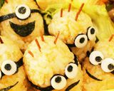 わちゃわちゃ♡ミニオンキャラ弁作り方7写真