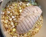 煮豚 〜 ネギソースで作り方3写真
