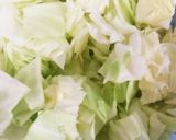 居酒屋風やみつきキャベツしらす♥作り方1写真