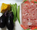 秋野菜の肉巻き揚げびたし作り方1写真