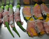 秋野菜の肉巻き揚げびたし作り方5写真