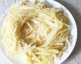 卵入りじゃがいもガレット。朝食。お弁当に作り方1写真