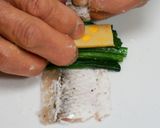 ハスのほうれん草巻きフライ作り方5写真
