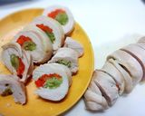 キャベツとニンジンのやわらかロール蒸し鶏作り方6写真