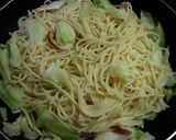 ローストチキンとキャベツのパスタ♪作り方5写真