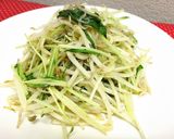 糖質制限シャキシャキ☆じゃこ水菜炒め作り方6写真
