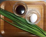 糖質制限中ふわっと♡ニラ玉スープ作り方1写真