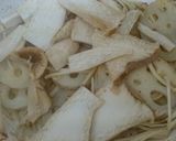 塩コショウのみ!れんこんきのトマチー作り方1写真