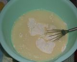 レンジで♪ごまきなこの和マーブル蒸しパン作り方1写真