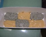 レンジで♪ごまきなこの和マーブル蒸しパン作り方3写真