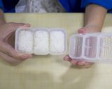 お腹いっぱい!簡単俵型つくねおにぎり！作り方10写真