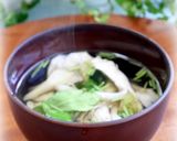 料亭の味★きのこのすまし汁作り方5写真