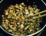 白滝　ドライカレー麺作り方2写真