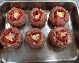 簡単！トマト ハンバーグ作り方7写真