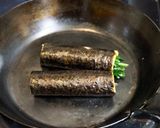 ホンモロコのほうれん草巻き作り方4写真