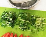 山芋と豆苗♡しらすと豆の栄養満点サラダ作り方1写真