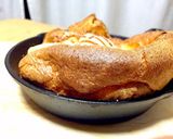 スキレットdeダッチベイビー♡黒蜜きな粉作り方6写真