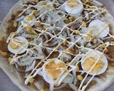 カレー卵ピザ作り方6写真