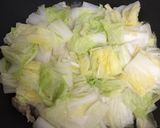 豚肉と白菜とシメジの柚子胡椒炒め煮作り方3写真