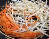 簡単‼モヤシと豆苗の炒め物作り方1写真
