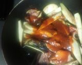 ベーコンナスのチリタマ丼作り方2写真