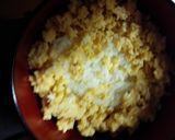 ベーコンナスのチリタマ丼作り方4写真