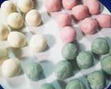 豆腐で簡単★三色団子★作り方4写真