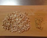 ヘルシー！エリンギそぼろとやまいも丼作り方1写真