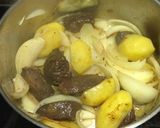 火入れ1時間、ほぐれる牛シチュー▲圧力鍋作り方6写真