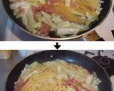 サラミとキャベツ☆１Ｐペペロンチーノ！作り方5写真