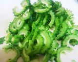ゴーヤの梅かつおお浸し♪作り方1写真