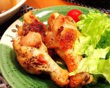 香ばしい♡手羽元のガーリック醤油焼き作り方5写真