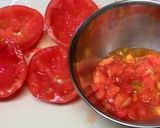 トマトの肉詰め焼き！作り方1写真
