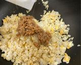 息子こだわりのキムチ納豆炒飯♪作り方3写真